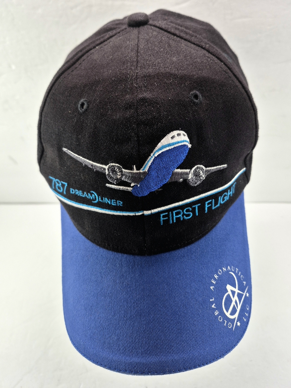 Rare Vintage Boeing 787 Dreamliner First Flight Commemorative Hat Historic Icon